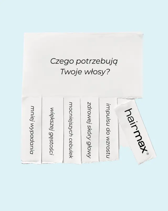 Czego naprawdę potrzebują Twoje włosy? 👀

Mniej wypadania, większej gęstości, mocniejszych cebulek czy zdrowej skóry głowy? Każda potrzeba wymaga odpowiednio dobranego działania — dlatego pielęgnacja HairMax wspiera włosy kompleksowo: od skóry głowy aż po same końce. ✨

Który punkt wybierasz dla swoich włosów? Napisz w komentarzu 👇

#wypadaniewlosow #pielegnacjawlosow #zdrowewlosy #wlosomaniaczka #swiadomapielegnacja